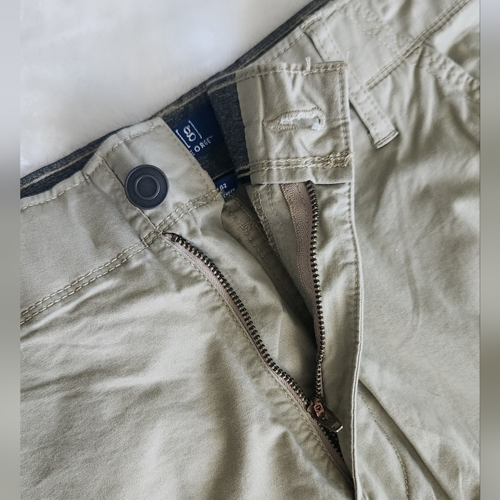 🩳 George Men’s Tan Cargo Messenger Shorts – Size 42, NWT, 14” Inseam - Picture 10 of 12